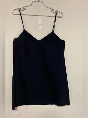 Banana Republic Black V-Neck Spaghetti Strap Cami